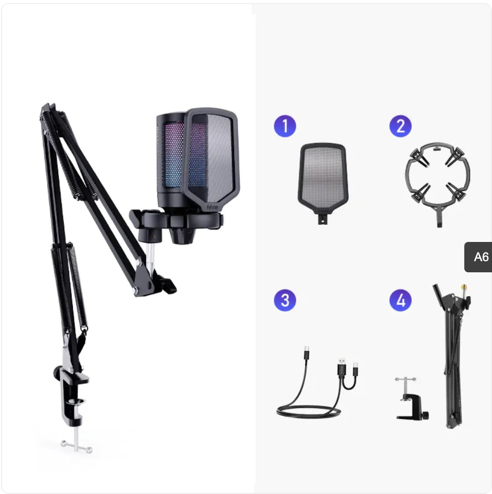 RSJ A6 RGB Mic – Studio Clarity, Legacy Voice